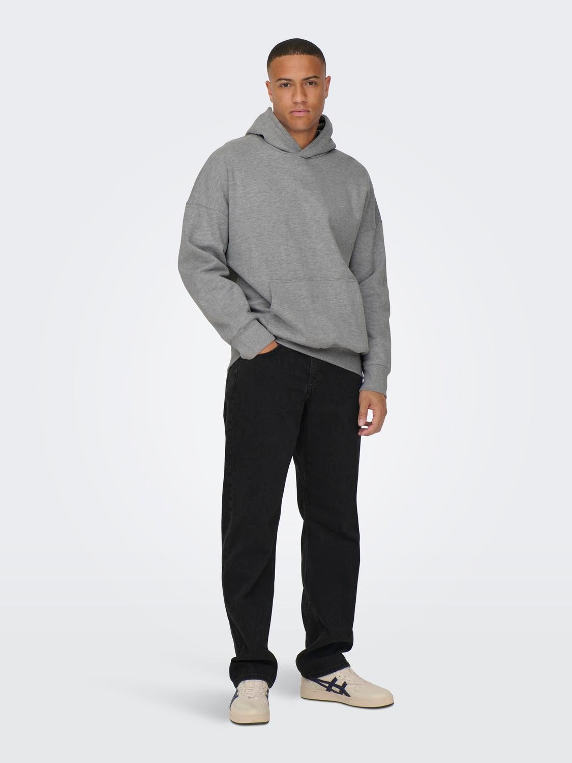 ONSDAN Sweatshirt Light Grey Melange
