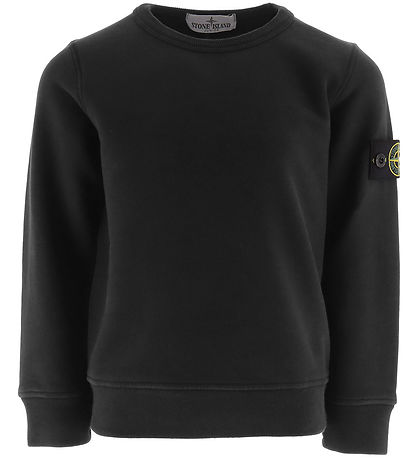 Stone Island Sweatshirt - Schwarz m. Logo