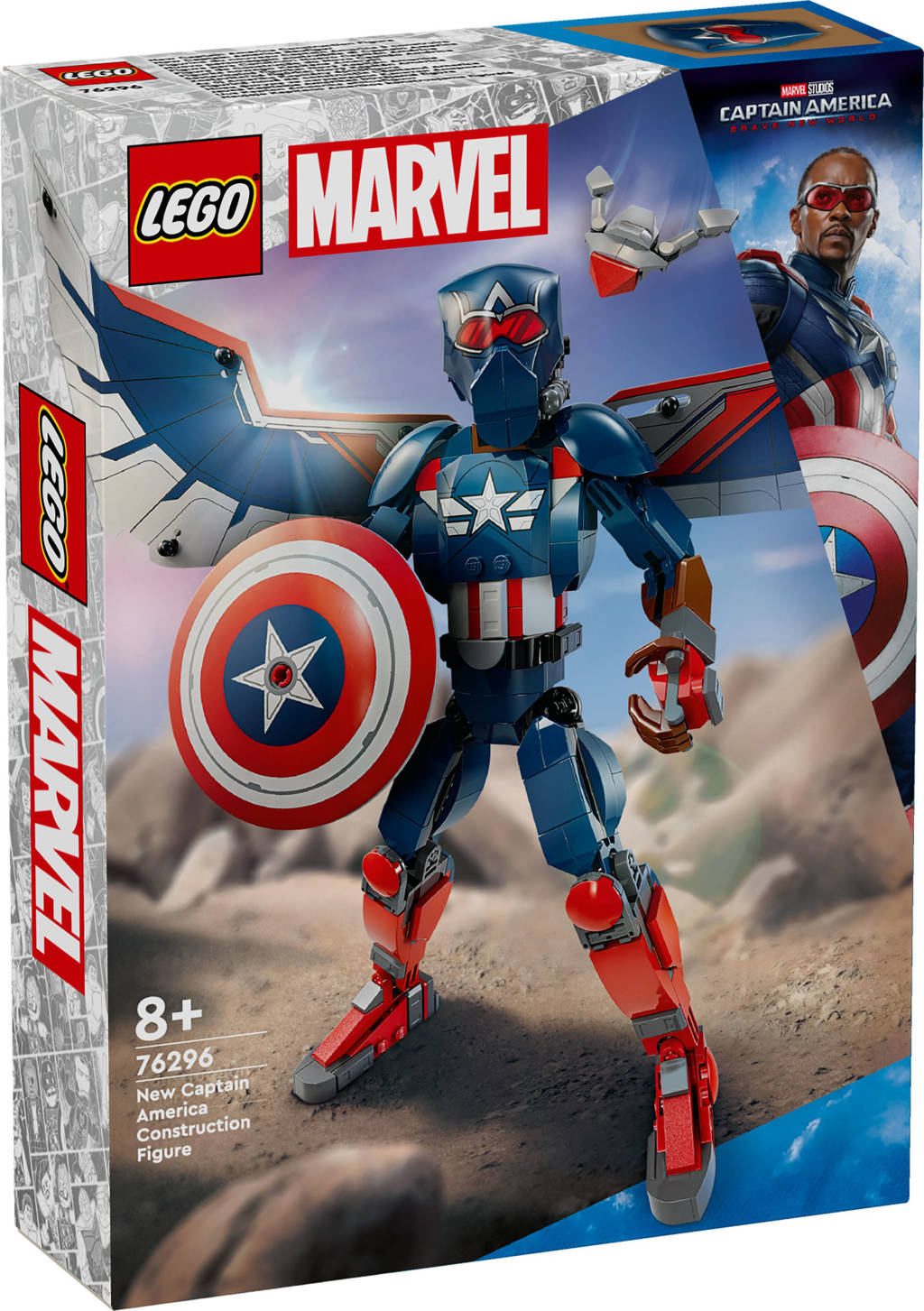 Marvel Nieuwe Captain America bouwfiguur 76296