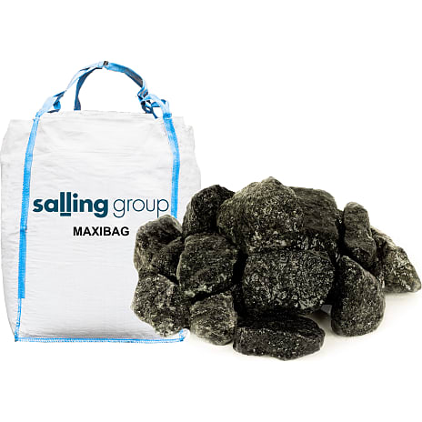 Sorte granitskærver 32-45 mm bigbag 1600 kg