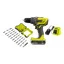 Drill med bitssett og batteri 50 Nm 2,0 Ah 18 V