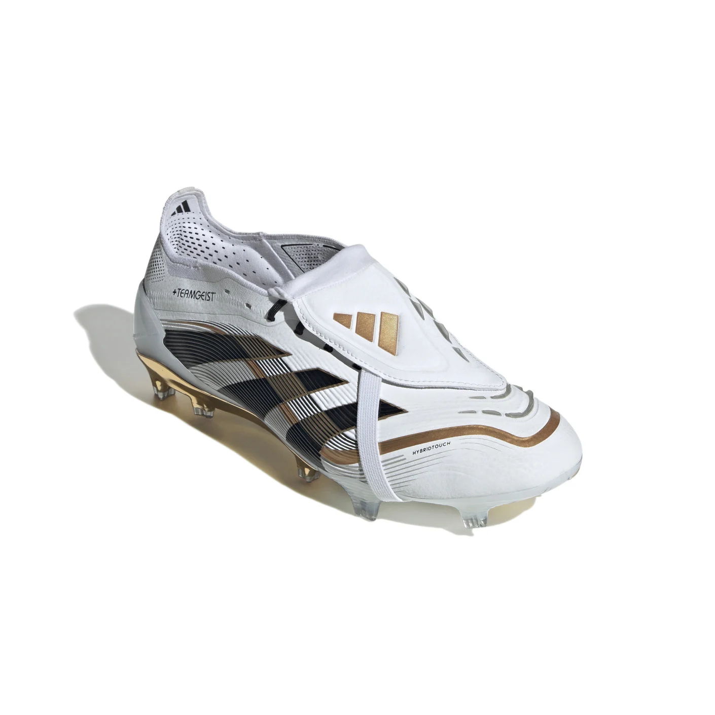 Adidas Predator Elite FT Teamgeist Gras Voetbalschoenen (FG) Wit Zwart Goud