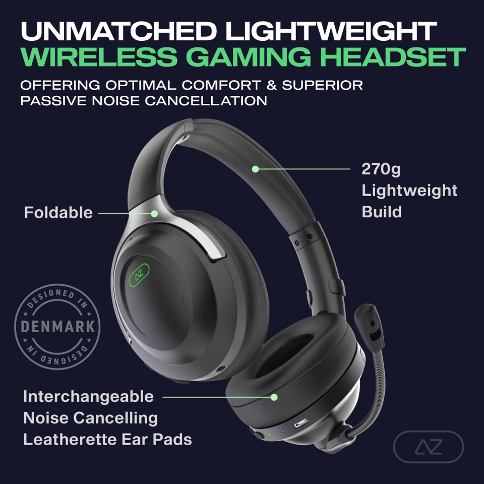Acezone - A-Spire Wireless - Hybrid ANC Gaming Headset