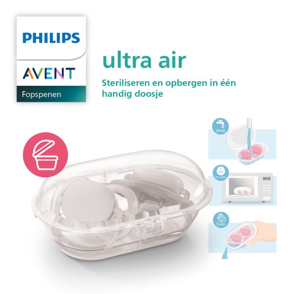 Philips Avent Fopspeen Ultra Air Groen Blauw 6-18 Mnd