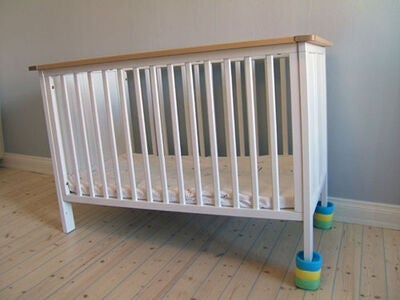 Spacebabies Baby Bed Blocks Svart/Grå/Hvit