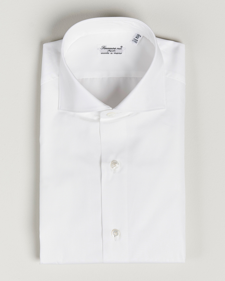 Finamore Napoli Milano Slim Fit Classic Shirt White