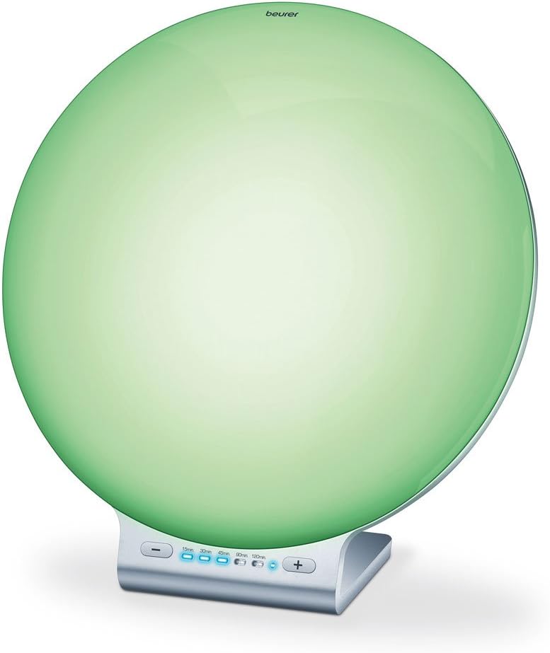 Beurer TL 100 2-in-1 LED Tageslichtlampe und Stimmungslicht, mit Farbwechselfunktion, bequeme App Steuerung, 1 Stück (1er Pack), Weiß