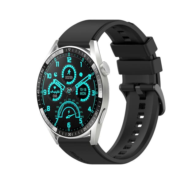 INF Klokkereim 20 mm Garmin/Huawei/Samsung Galaxy Watch Sort