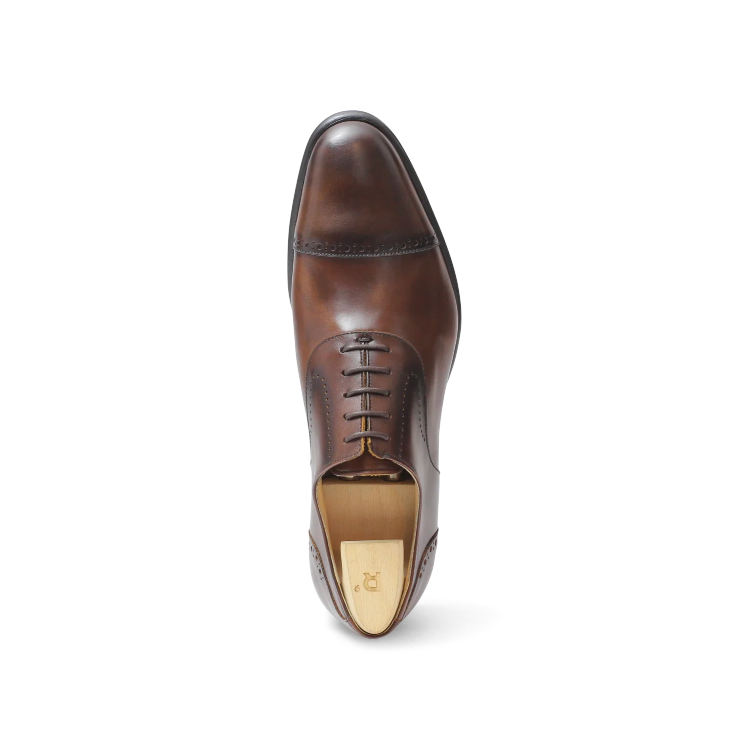 Locker-Richelieu en cuir brown