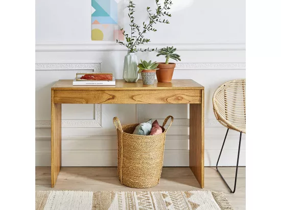 Console en mindi massif 120 cm
