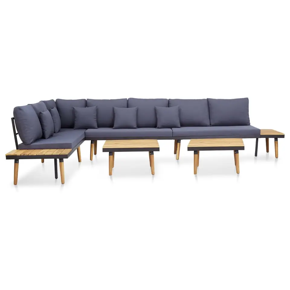 vidaXL - Loungeset - Bruin - Hout