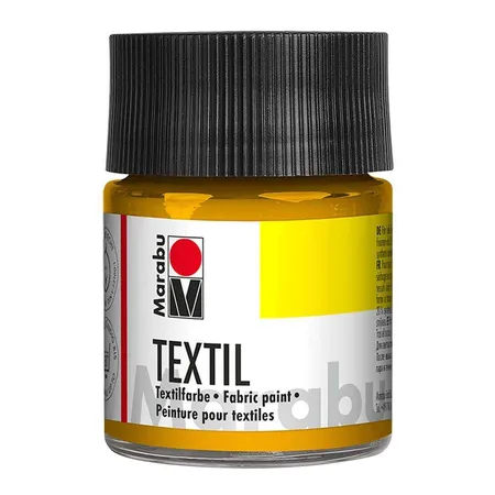 Marabu Textilfarbe, mittelgelb, 50 ml