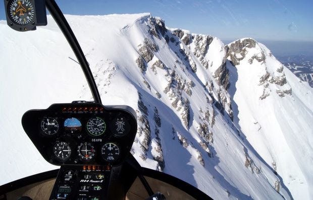 Hubschrauber Rundlflug über die Alpen in Kilb bei St. Pölten als Geschenkidee