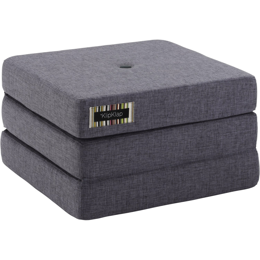 Køb by KlipKlap Foldemadras Beige With Sand KK 3 Fold Single Blue Grey With Grey KK 3 Fold Single