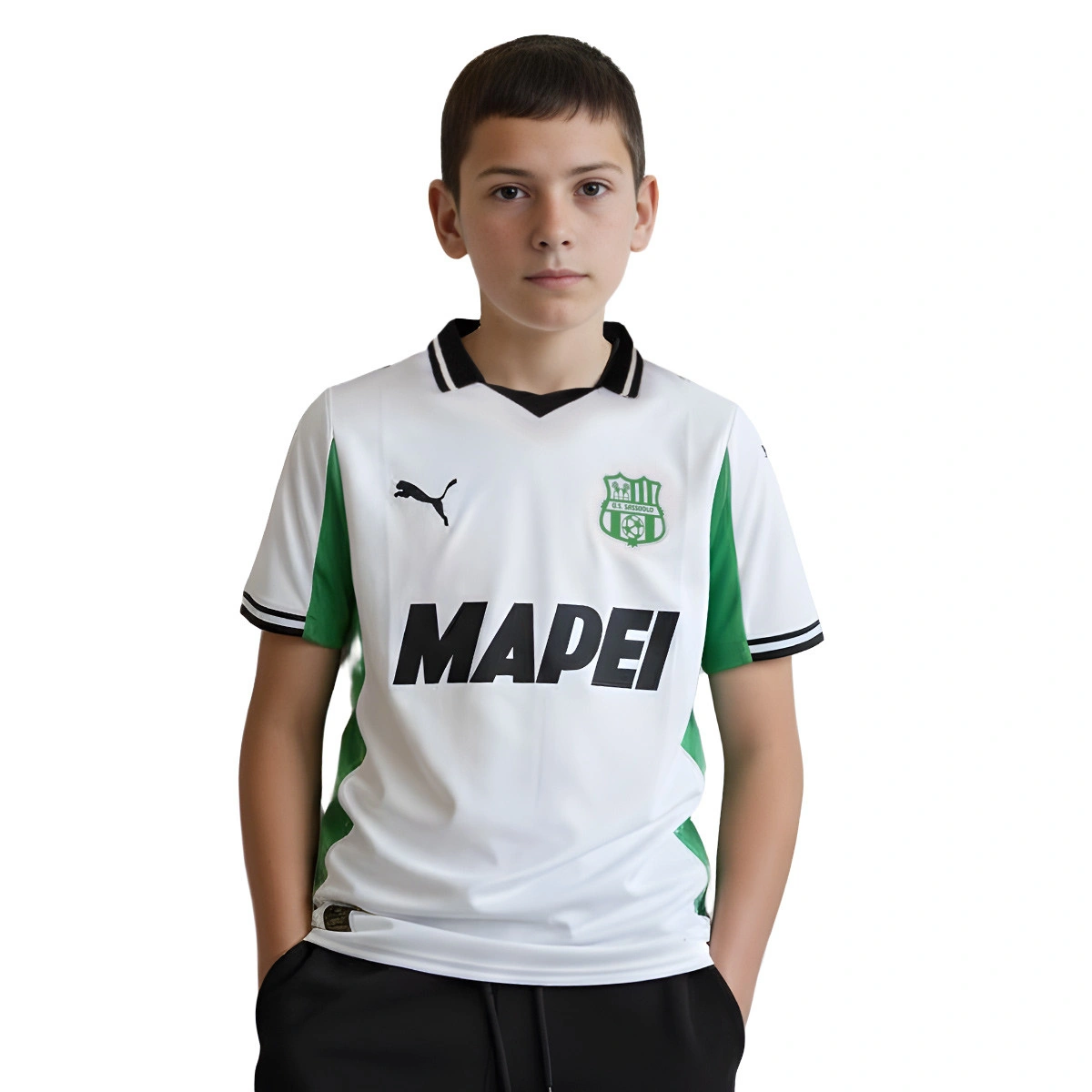 Camisola Puma UD Sassuolo Segundo Equipamento 2025-2026 Criança