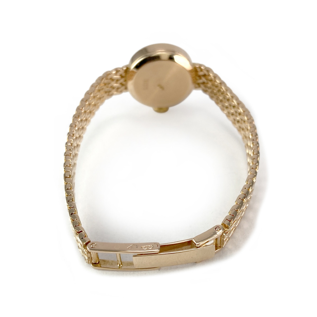 Montre femme d'occasion or 750 jaune quartz 15 cm