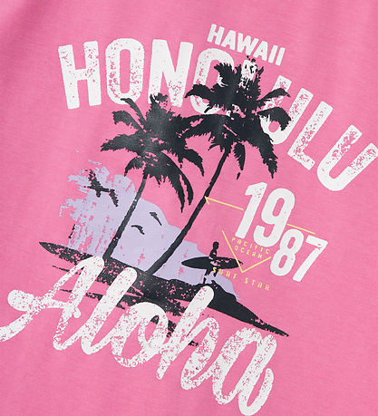 Name It T-Shirt - NkfVix - Pink Power/Aloha