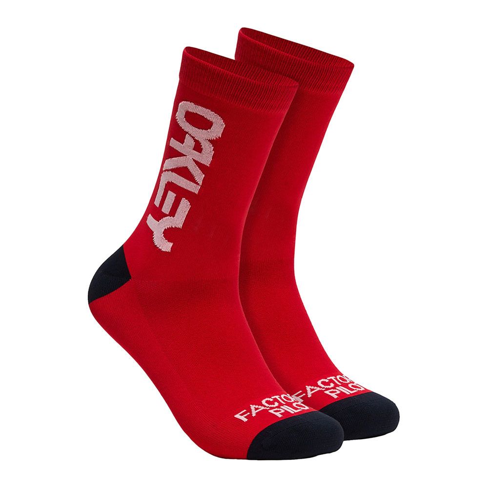 Oakley FACTORY PILOT - Chaussettes Homme red line