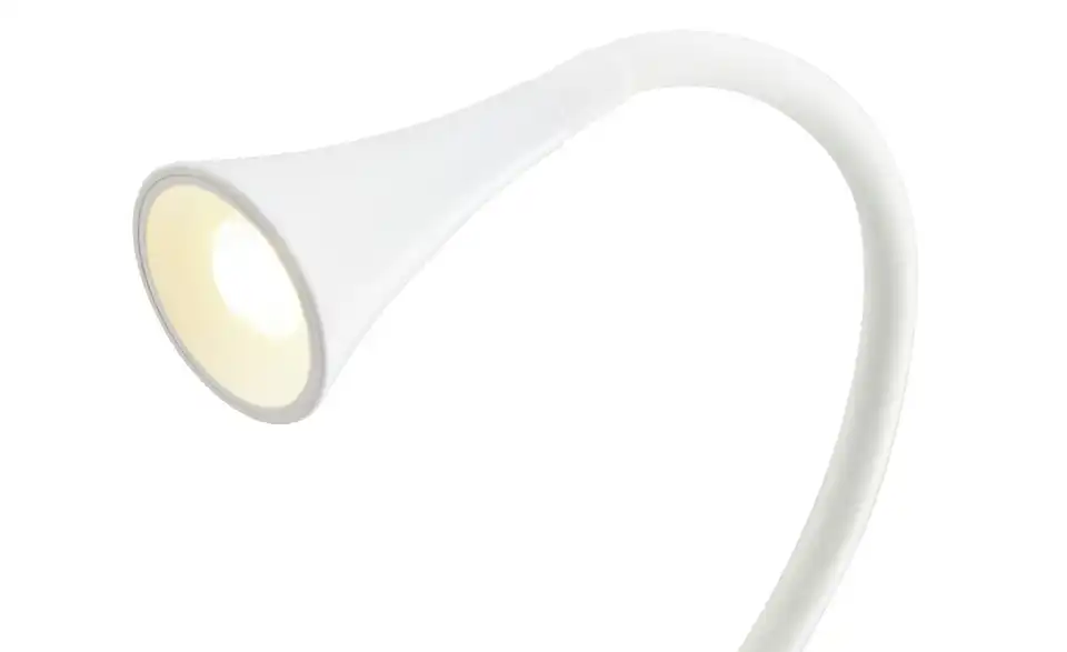 LED Tischleuchte, 1-flammig lackiert, Weiß