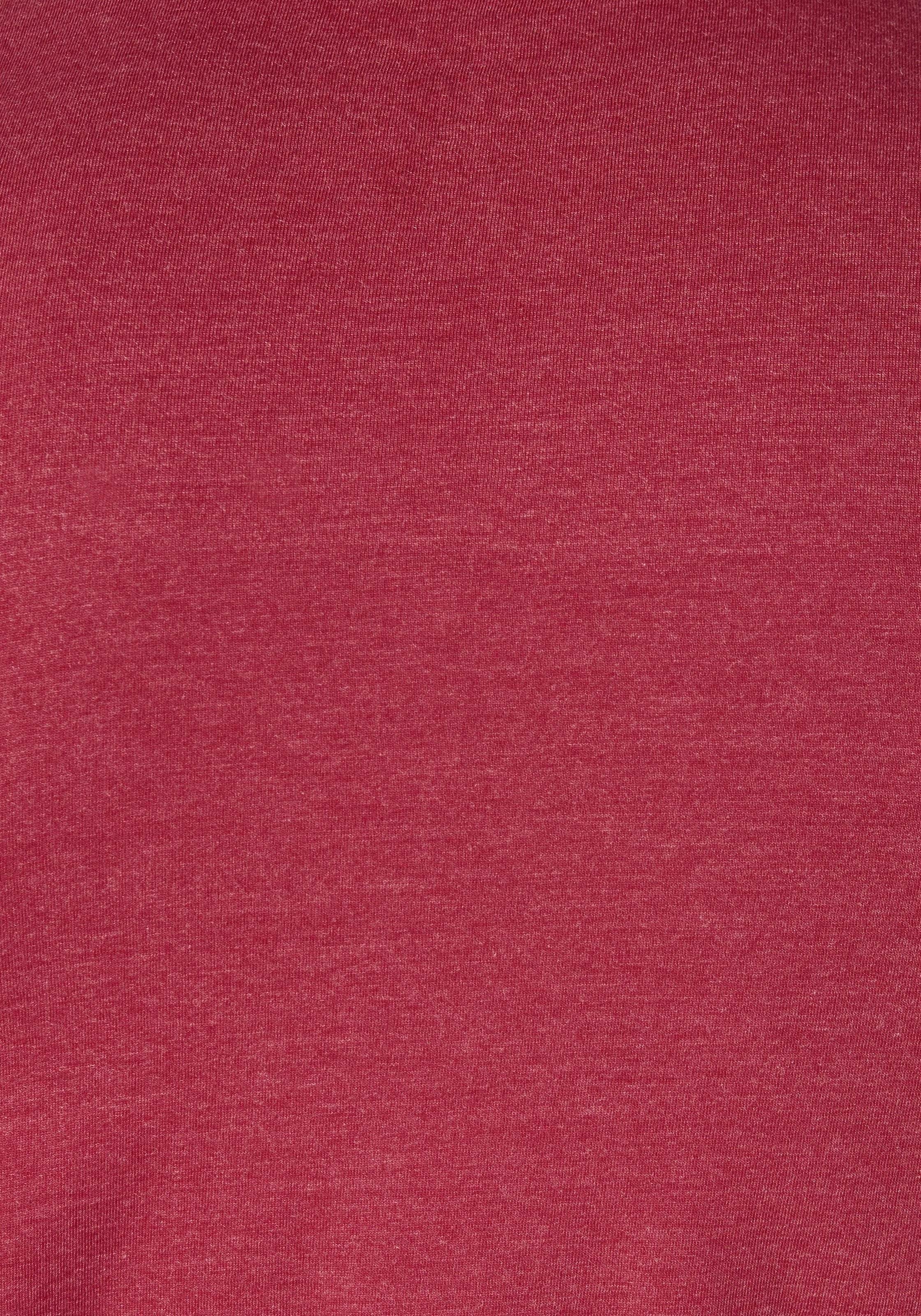 Arizona T-Shirt , Kurzarm,  melierte Optik,  Rundhals,  aus Baumwollmischung