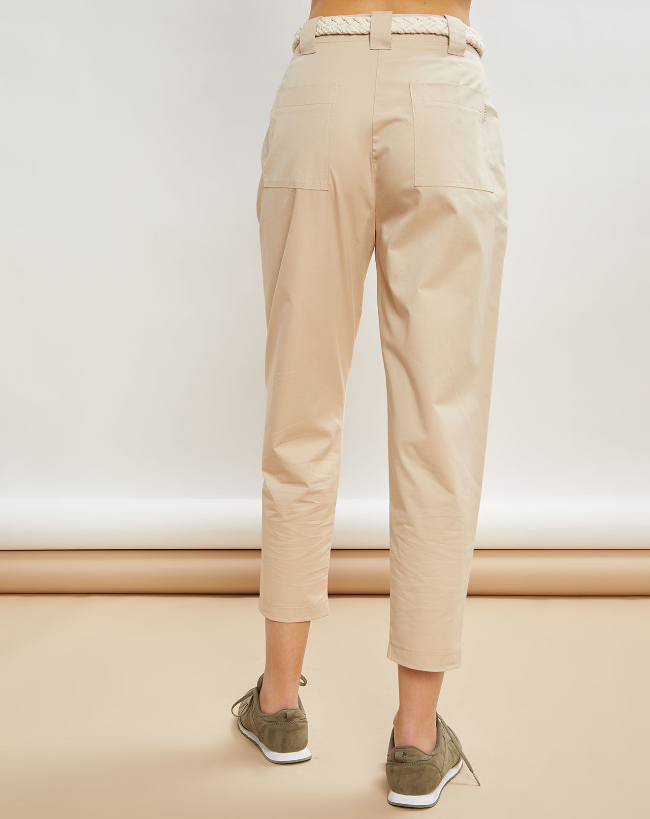 La Petite Francaise Pantalon droit Patrice beige