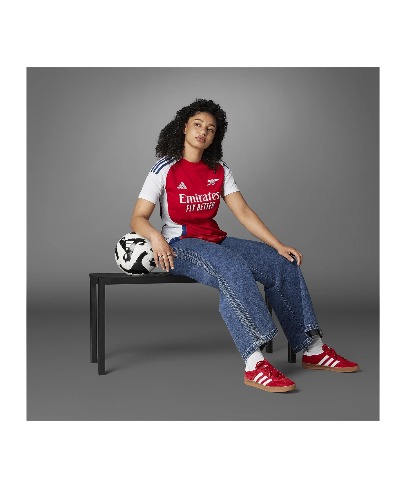 adidas FC Arsenal London Trikot Home 2024/2025 Damen Rot