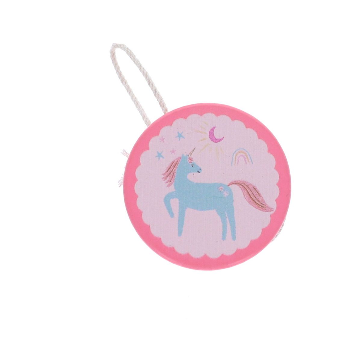 Yoyo en bois licorne Mercredi et Patati