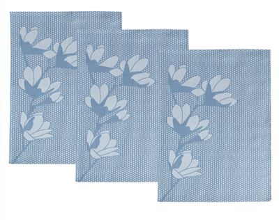 Torchons tissés jacquard motif japonisant - lot de 3 ou 6