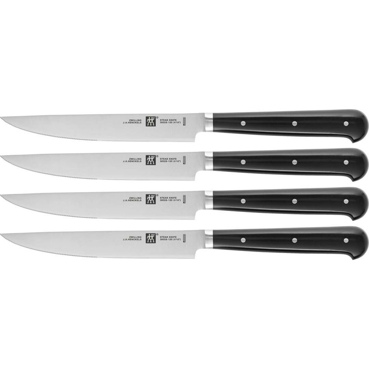 Twin Steak Sett 4 stk. Kniver Tagget Egg