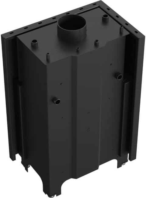 Kratki wasserführender Kamineinsatz MBM PW 10 | 12 kW | Ecke Links
