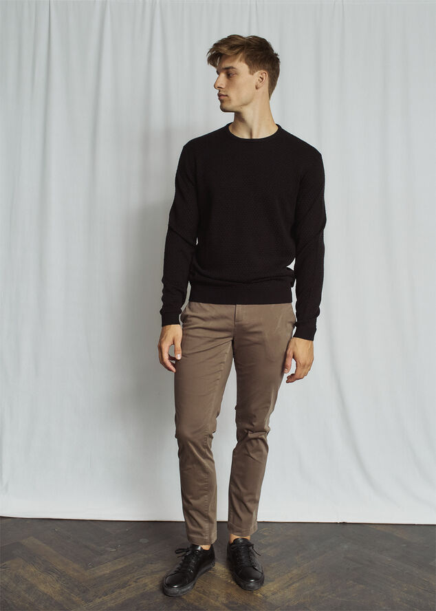 Bruun & Stengade BS Irving Regular Fit Knitwear Black