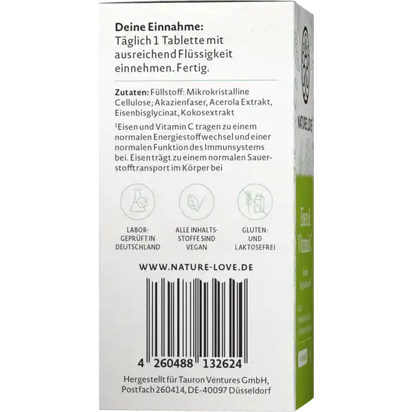 Eisen & Vitamin C Tabletten