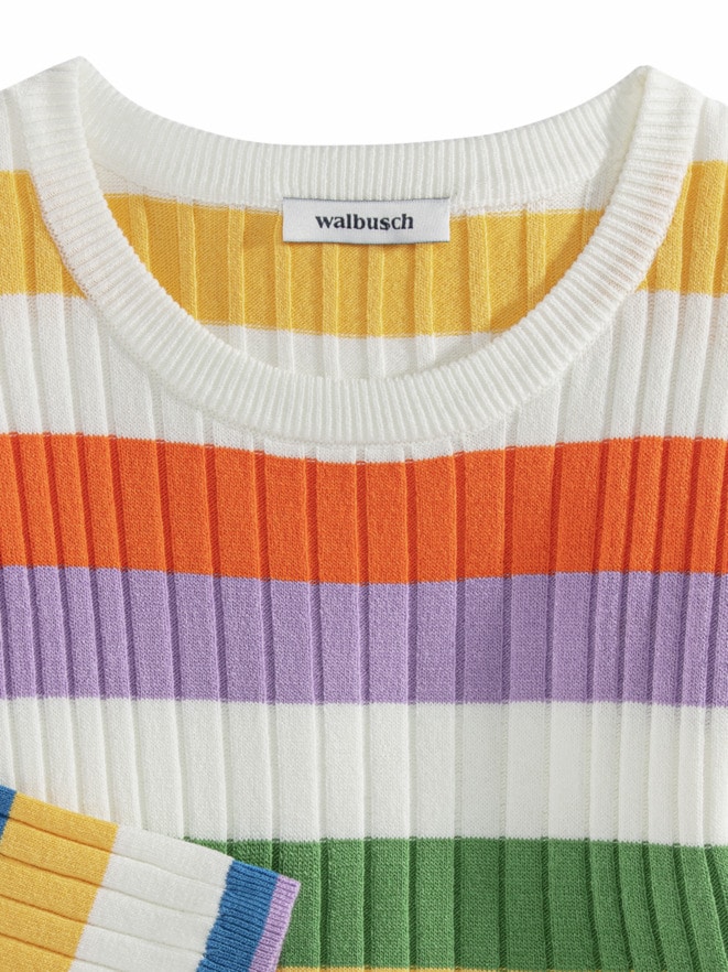 Rundhals-Pullover Hautschmeich
