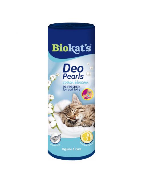Biokat's Deo Pearls Cottom Blossom - Kattenbakreinigingsmiddelen - 700 g