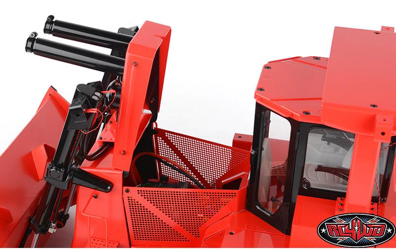 Bulldozer Earth Dozer DXR2 Hydraulisch Rot, ARTR, 1:14<br>Voll funktionsfähiger Bulldozer im Massstab 1:14 mit Hydraulik