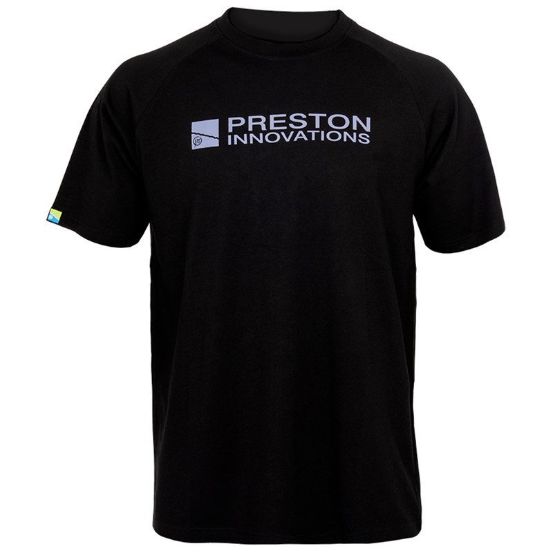 Tee Shirt Manches Courtes Homme Preston Innovations Lightweight Black Raglan - Noir