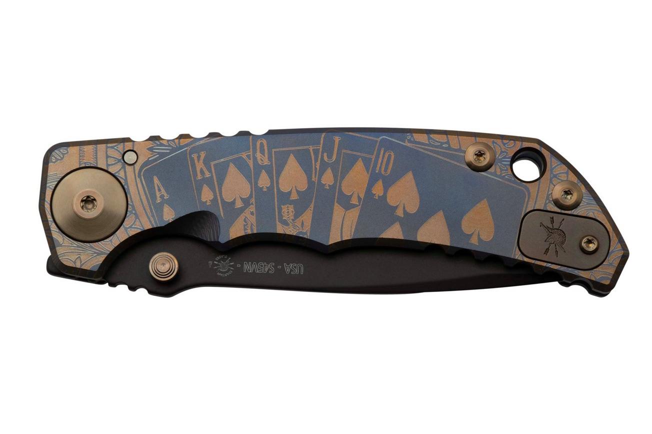 Spartan Blades Harsey Folder, 2022 Special Edition Royal Flush SF5RFLUSH zakmes