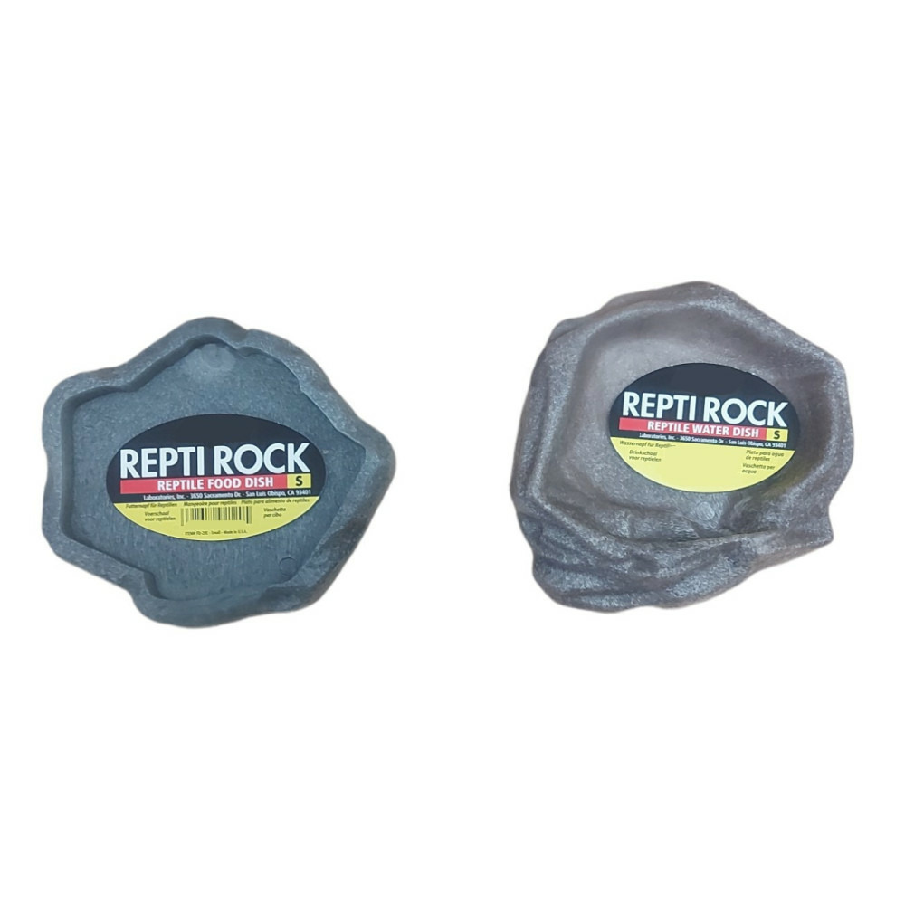 Lot d'abreuvoir et mangeoire taille s pour reptiles