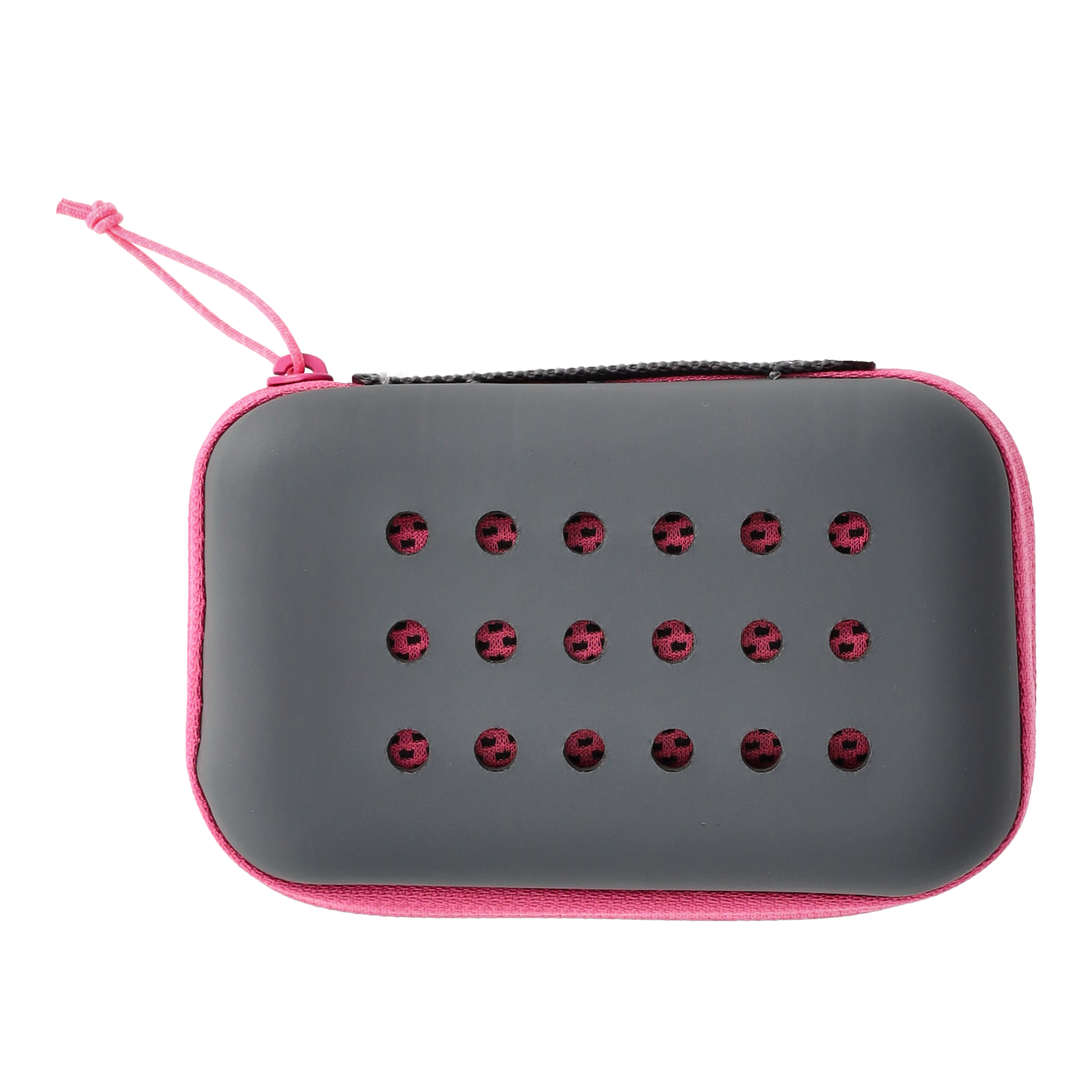 (90x28cm) Fitness Sport Mikrofaser Handtuch mit EVA Trocknungs Case für Workout / Yoga / Wandern / Reisen - Pink