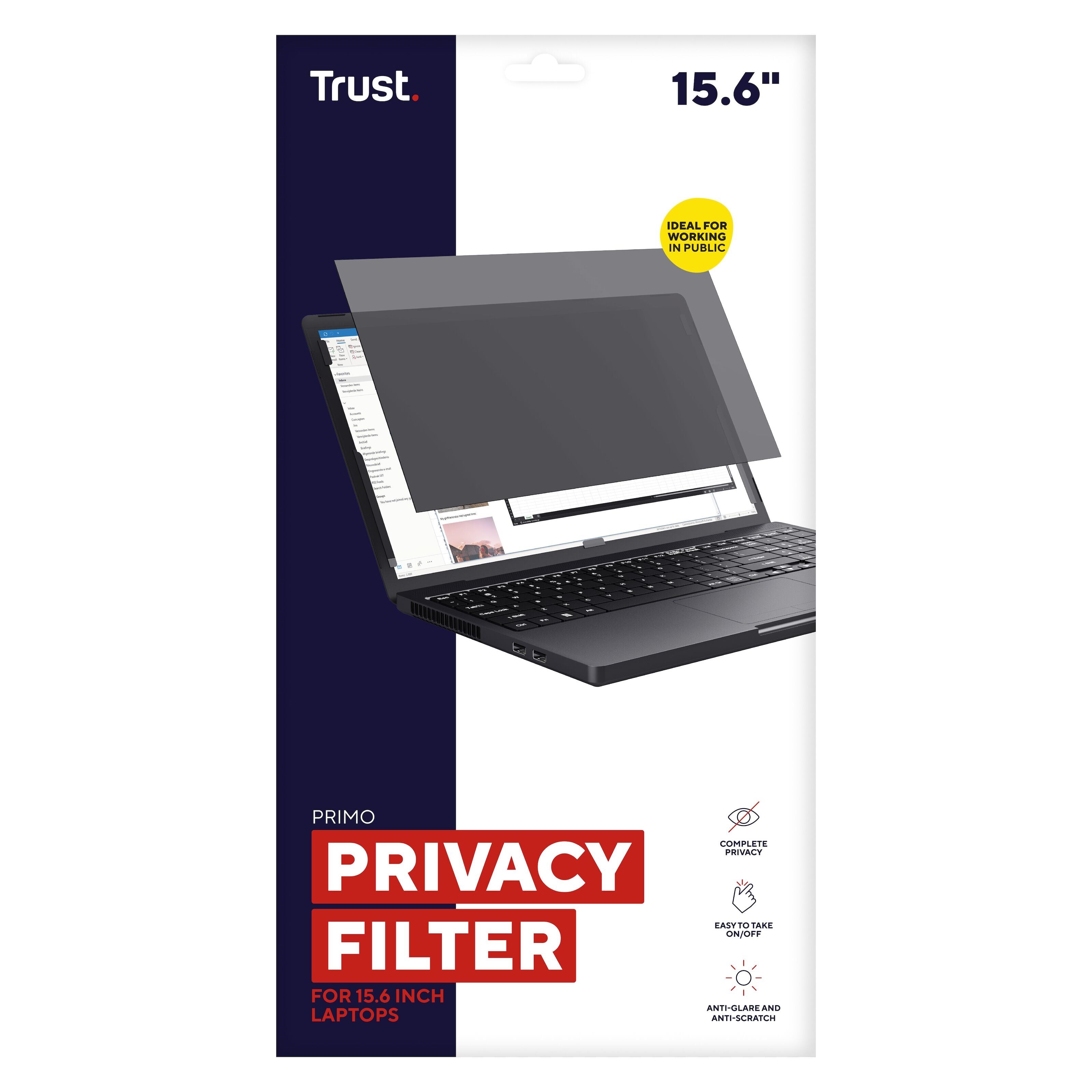 Trust Privacy Filter for laptop 15,6