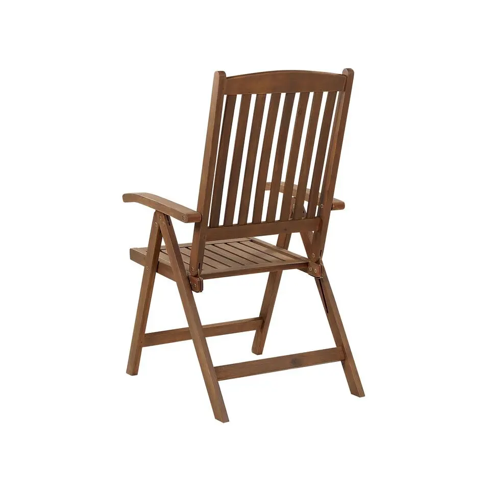 AMANTEA - Tuinstoel - Donkere houtkleur - Acaciahout