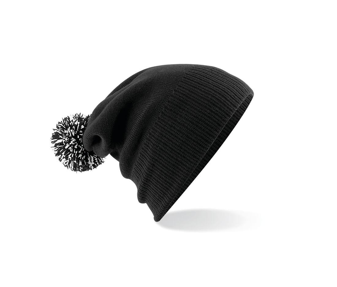 Beechfield BF450 - Bonnet Tendance avec Pompom Bicolore