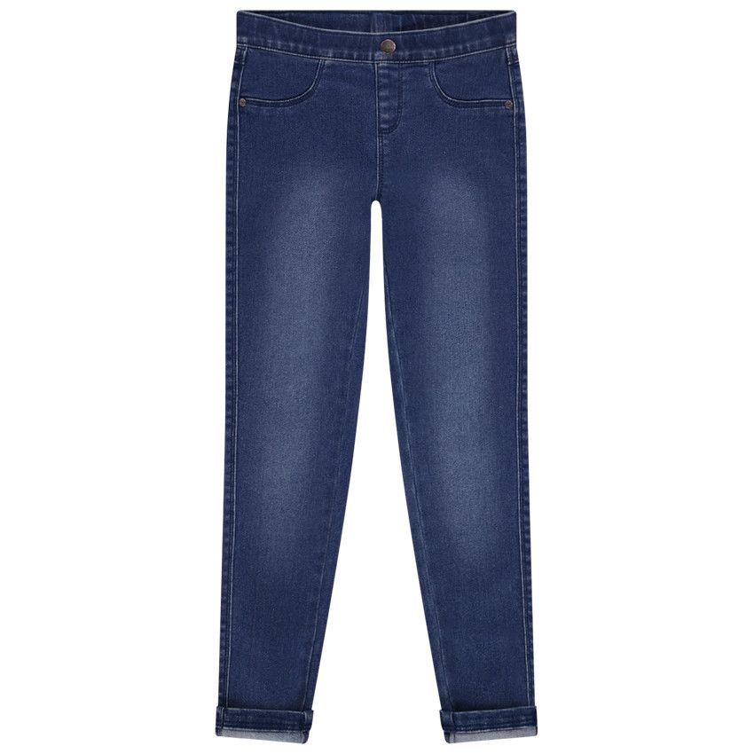Jegging en denim pour fille - Bleu moyen