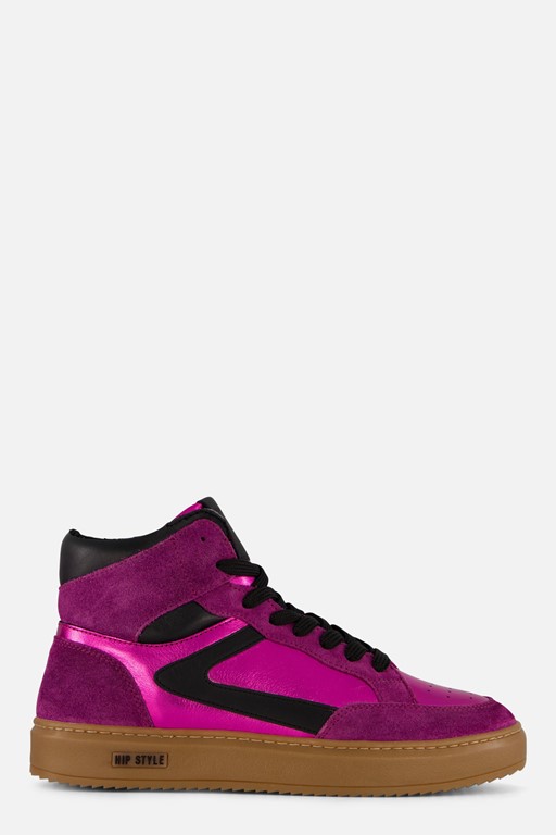 HIP hoge sneakers metallic roze