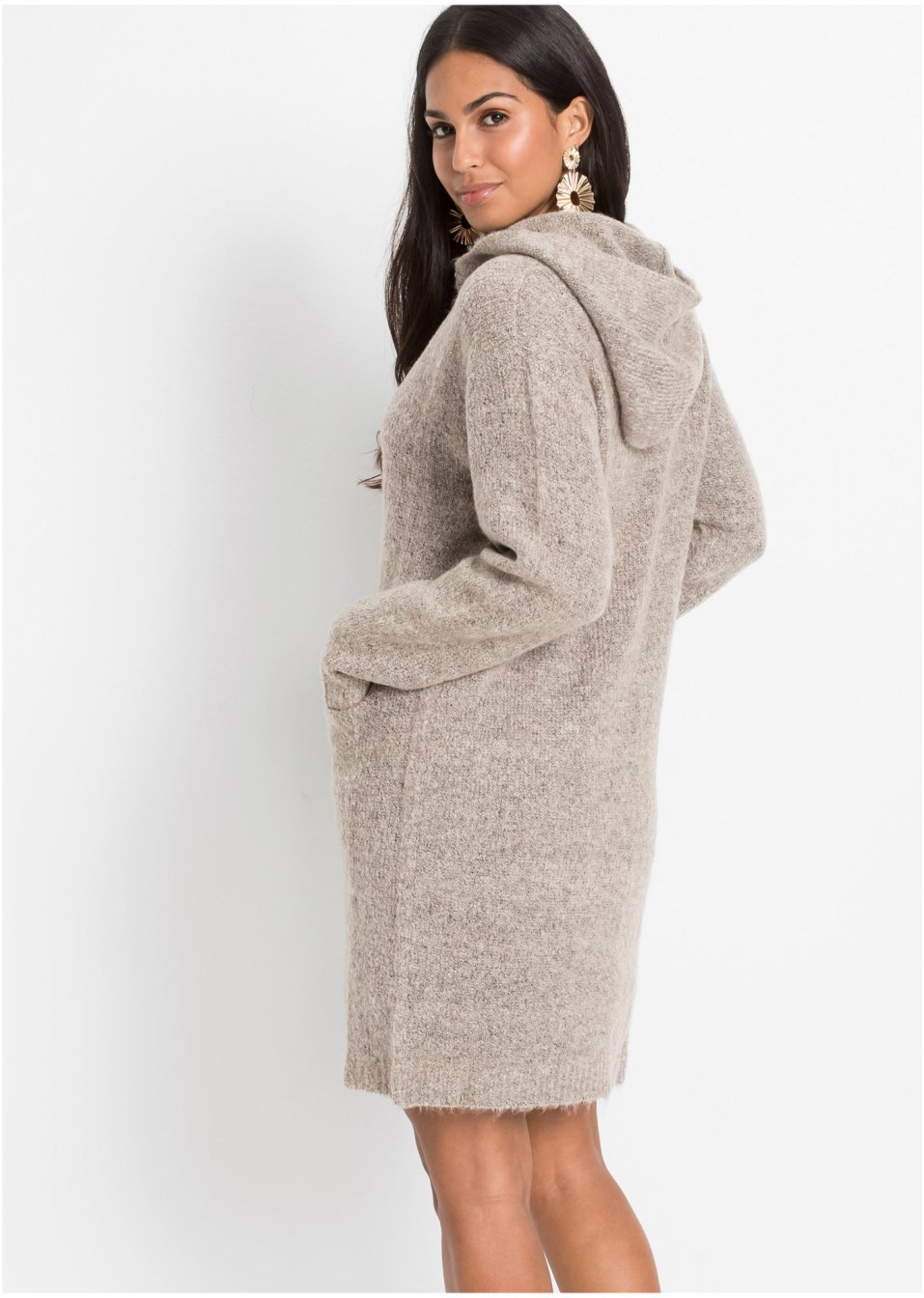 Gilet long en maille
