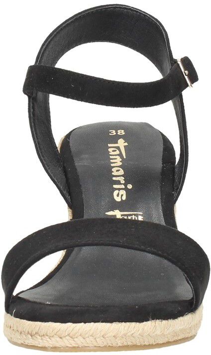Tamaris Sandalen Touwzool zwart