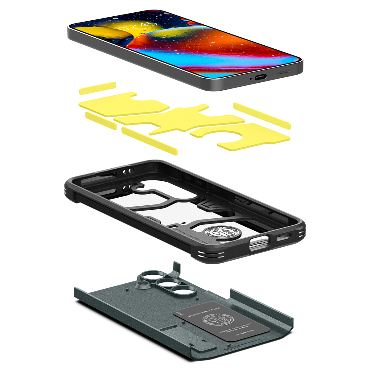 Samsung Galaxy S24 Tough Armor Case Hülle (ACS07357) - Abyss Green