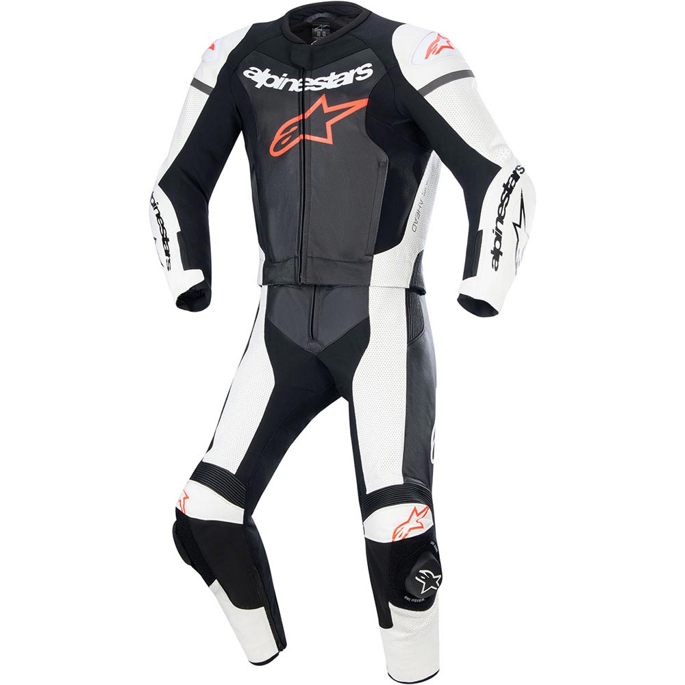 Alpinestars - Combinaison GP Force Lurv - 2 pièces Noir / Blanc / Rouge fluo