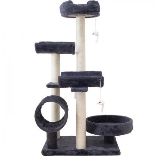 Árvore para gatos Cstore Garfield com 5 postes de sisal preto