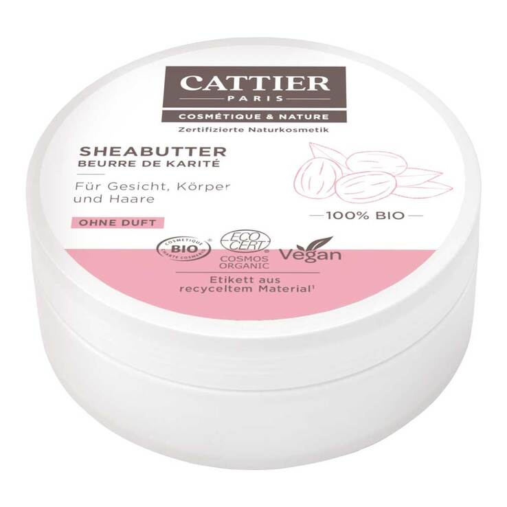 Cattier Sheabutter 100% biologisch, 100 g